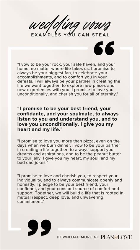 1. 10 Heartfelt Wedding Vows: The Ultimate Guide To Love's Promises