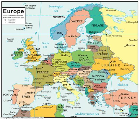 1. 12 Labeled Map Of Europe: The Ultimate Visual Guide