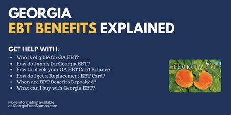 1. The Ultimate Guide To Georgia Ebt Benefits