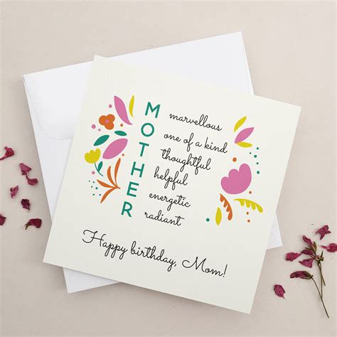 1. Ultimate Guide: 10 Ways To Design An Unforgettable Birthday Card For Mom