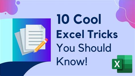 10 Must Know Excel Tricks That Experts Use Everyday