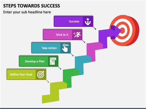 10 Steps To Success Powerpoint And Google Slides Template Ppt Slides