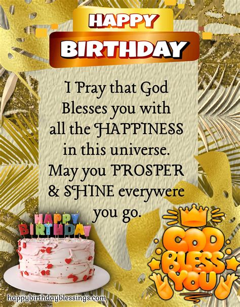 100 Happy Birthday Prayers And Blessings Wishesmsg