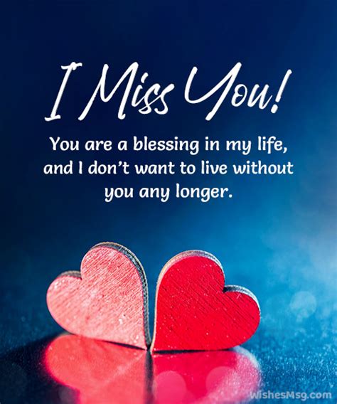 100 I Miss You Messages For Love Wishesmsg