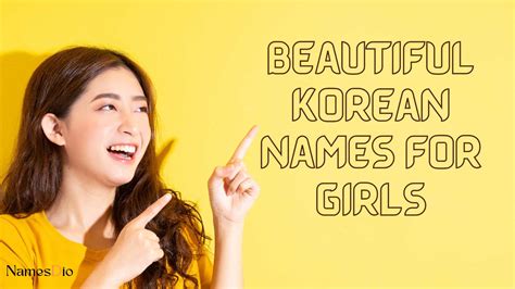 101 Beautiful Korean Names For Girls Namesdio