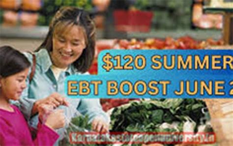 120 Summer Ebt Boost June 2024 Check Dates Of Payment Eligibility