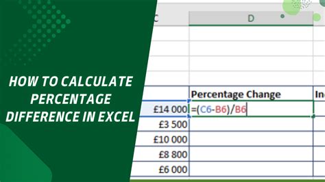 17 Excel Formulas: The Ultimate Guide To Calculating Percentage Differences