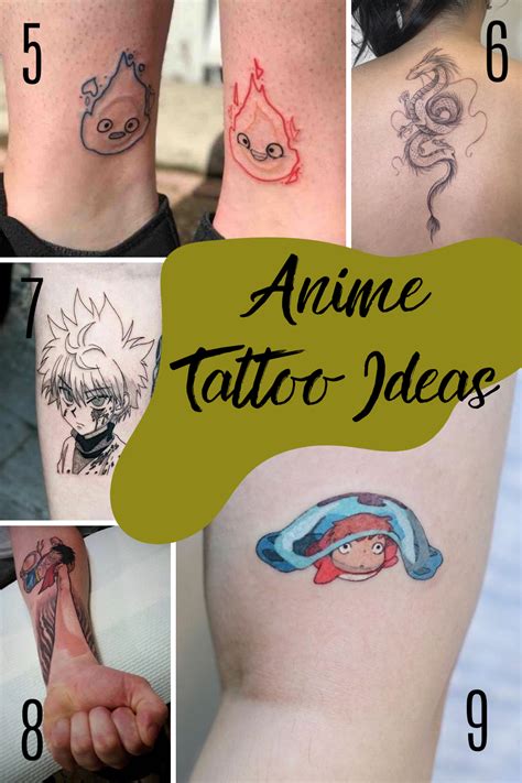 17 Small Anime Tattoos: A Visual Guide To Finding Your Style