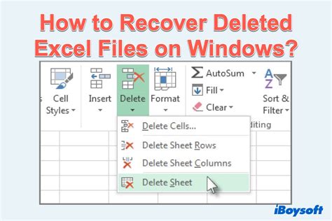 17 Tips To Recover Deleted Excel Files: The Ultimate Guide