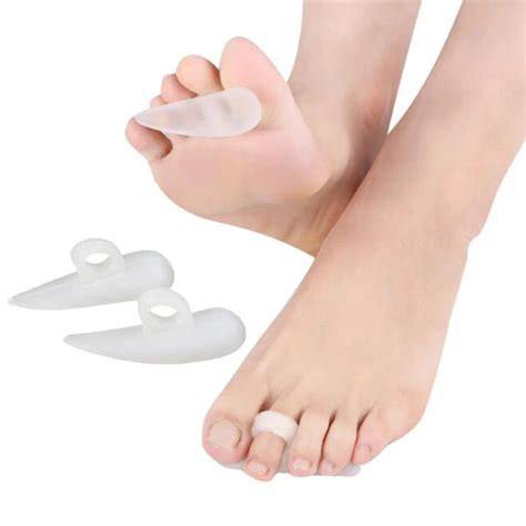 1Pair Foot Pain Relief Pads Feet Care Shoes Gel Toe Corrector Hammer