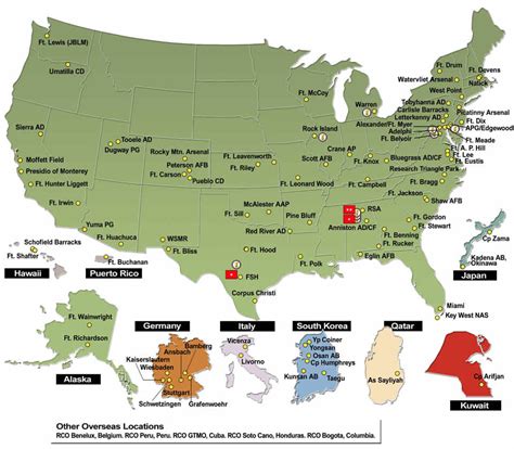 20 Military Bases In The Us Map: The Ultimate Visual Guide