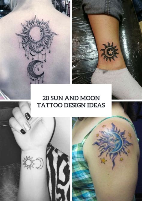 20 Sun And Moon Tattoo Ideas For Ladies Styleoholic