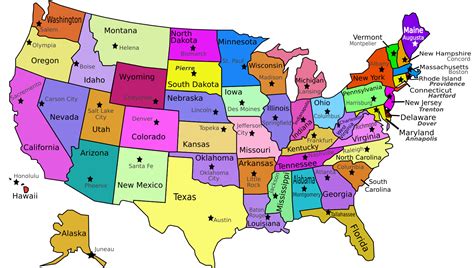 20+ United States Map Labels: A Visual Journey