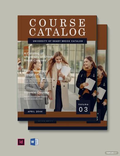 23 Course Catalog Templates Free Psd Illustrator Eps Indesign Format