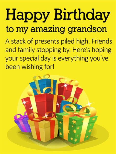 25 Ideas For Birthday Wishes For A Grandson Home Family Style And