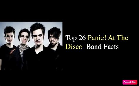 26 Fascinating Panic At The Disco Facts Nsf News And Magazine