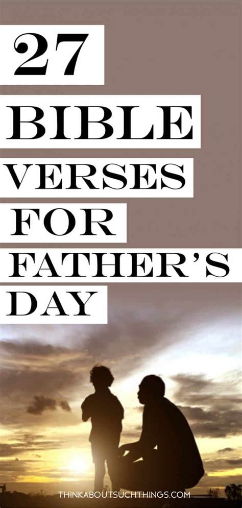 27 Father S Day Bible Verses To Bless Dad With Images Think About