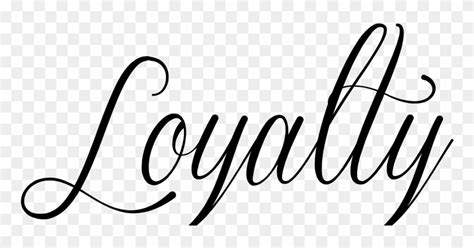 3 Loyalty Tattoo Designs And Ideas Font Free Transparent Png