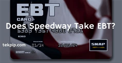 3. Speedway Ebt: 6 Easy Actions To Take Advantage Of Benefits Now