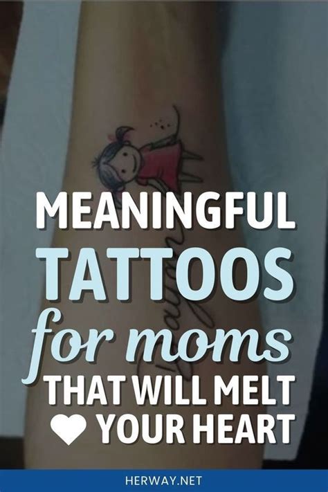 42 Meaningful Tattoos For Moms That Will Melt Your Heart Mom Tattoos