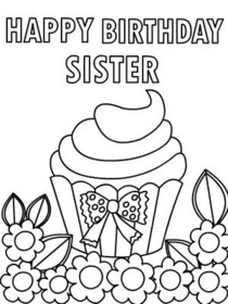 5 Best Images Of Sister Birthday Cards To Print Free Printable Free