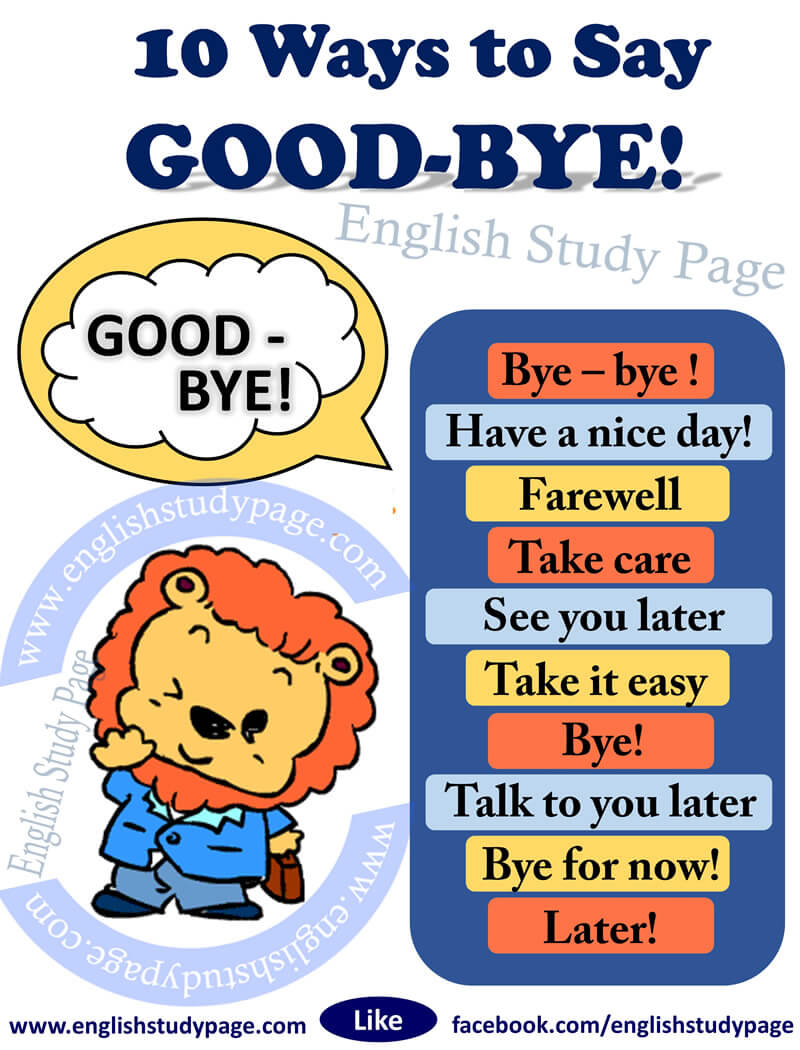 5 Ways To Say Goodbye Like A Brit How To Say Goodbye In English