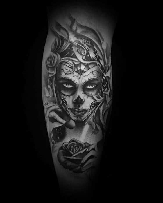 50 La Catrina Tattoo Designs For Men Mexican Ink Ideas