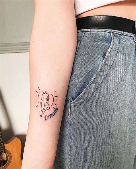 50 Tiny But Fierce Feminist Tattoos Feminist Tattoo Strong Woman