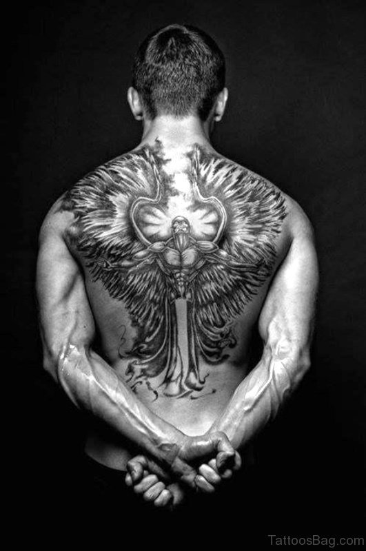 52 Dazzling Archangel Tattoos On Back Tattoo Designs Tattoosbag Com