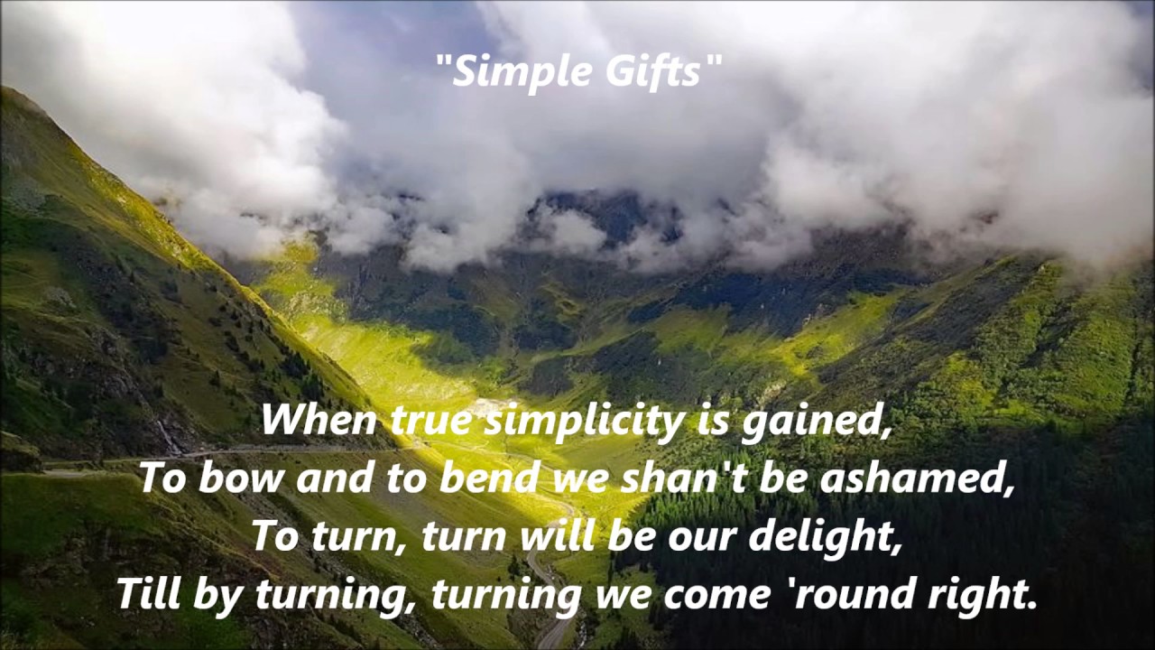 554 Tis The Gift To Be Simple Youtube