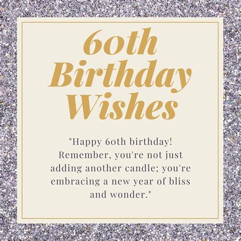 60Th Birthday Wishes Quotes Cards Messages For Loved Ones