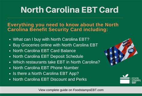 7 Ultimate Tips To Create Your North Carolina Ebt Plan Today