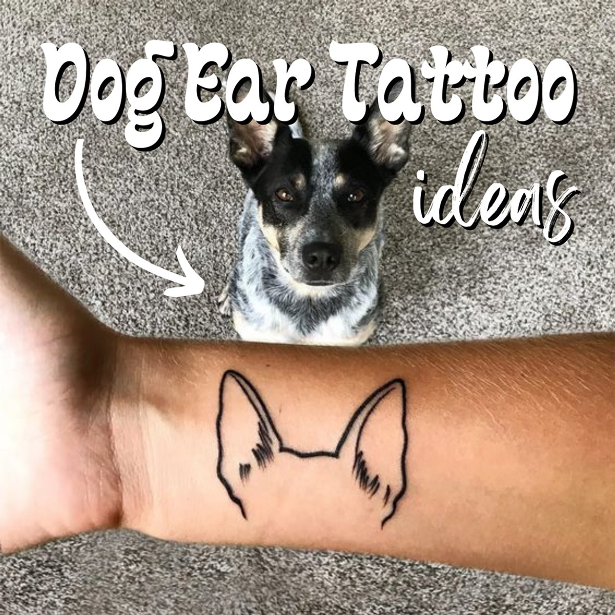 7 Ways To Create The Ultimate Dog Ear Tattoo Today