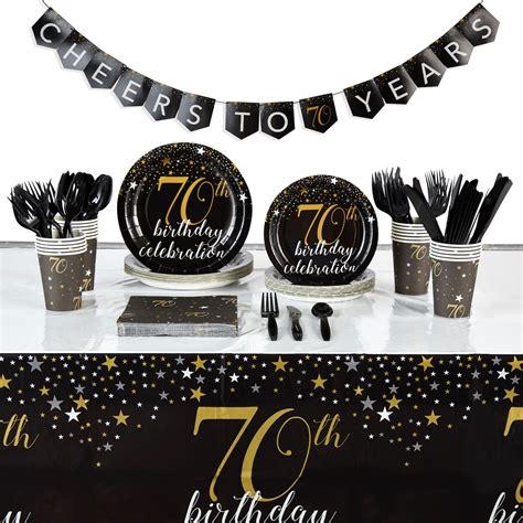 70Th Birthday Decorations Banners Favors Party Ideas