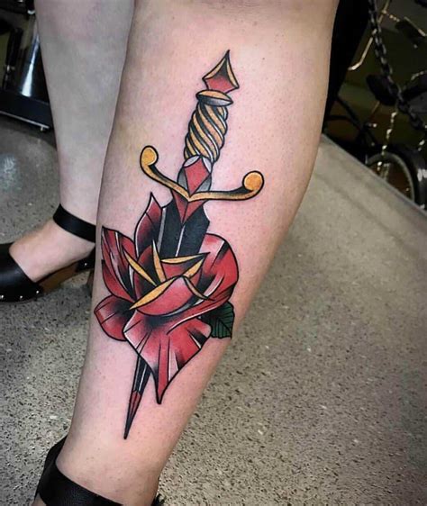 75 Incredible Dagger Tattoos Inspirational Tattoo Ideas Meanings