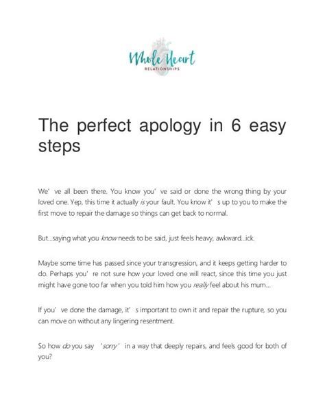 8 Pro Strategies For A Perfect Apology: Act Today!