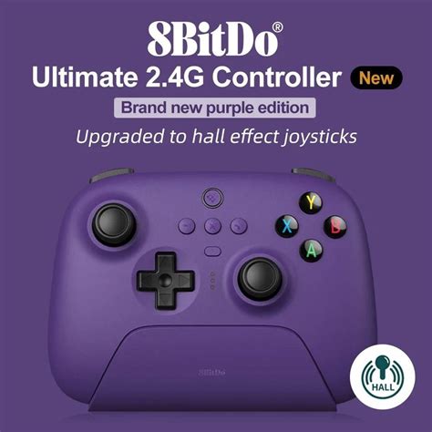 8Bitdo New Ultimate 2 4G Wireless Hall Effect Joystick Update Gaming