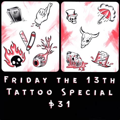 9 Places With Friday The 13Th Tattoo Deals