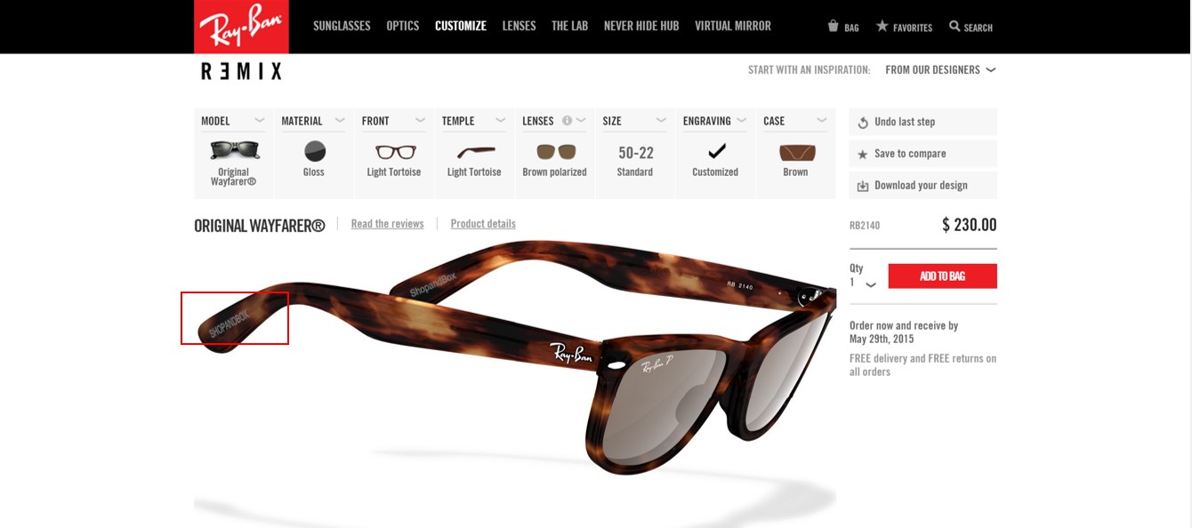 A Guide To Customizing Your Ray Bans Shopandbox