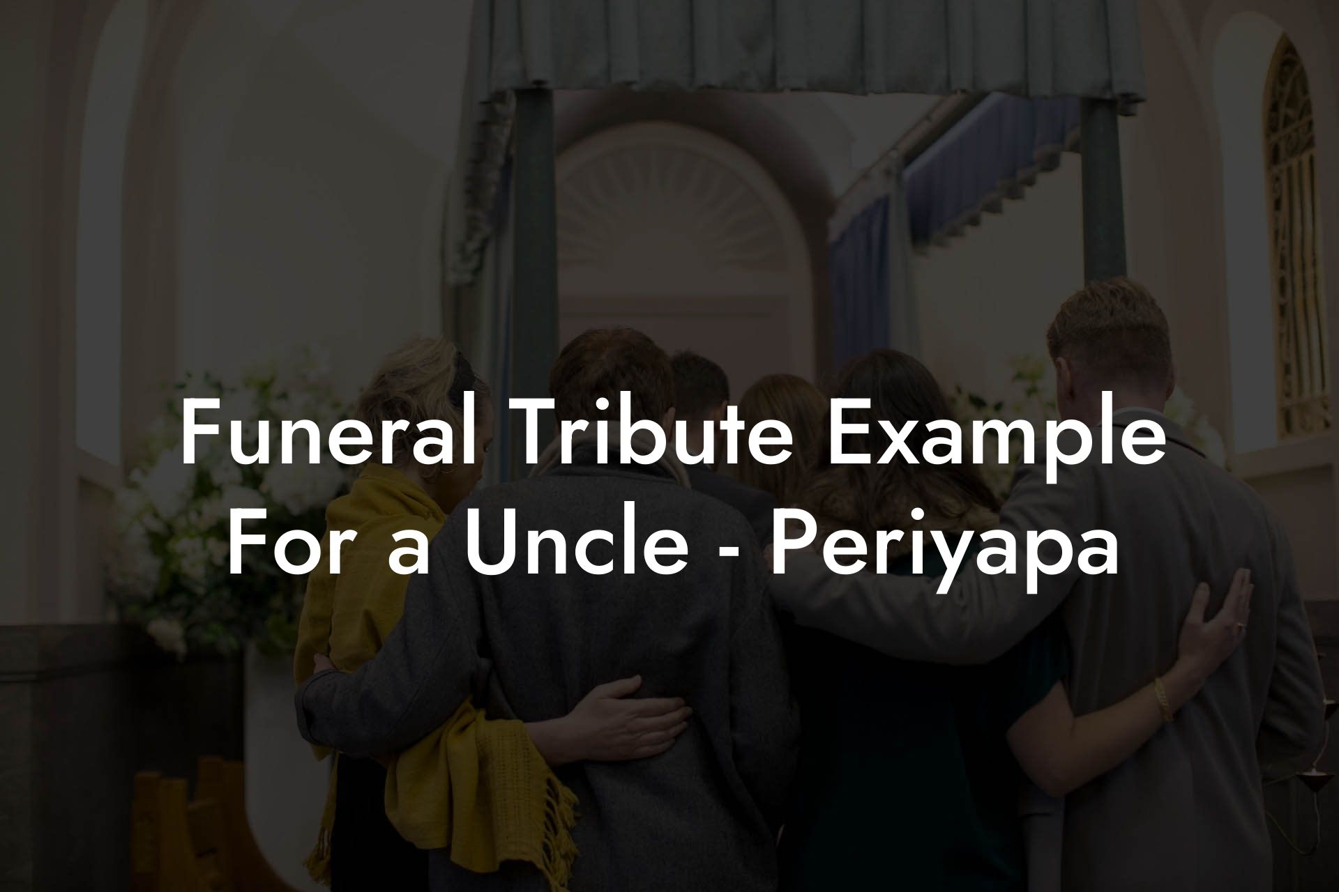 A Sample Funeral Tribute For Aunt Aunt Eulogy Assistant