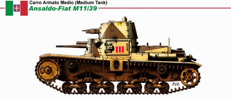 Africa Axis And Allied Wwii Italian Tanks