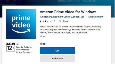 Amazon Prime Video App Now Available On Windows 10 Via Microsoft Store