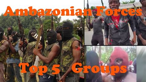 Ambazonian Most Deadliest Forces Top 5 Groups Youtube