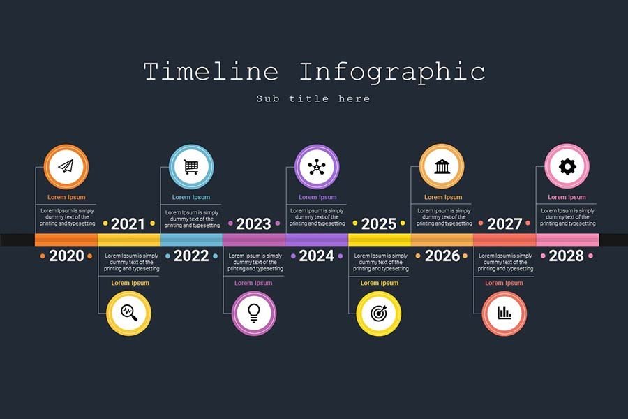 Animated Timeline Template Timeline Powerpoint Templates Images