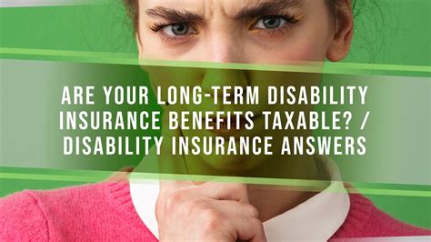 Are Your Long Term Disability Insurance Benefits Taxable Disability