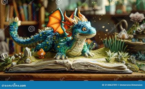 Augmented Reality Book Generate Stories Technology And Fantasy Story