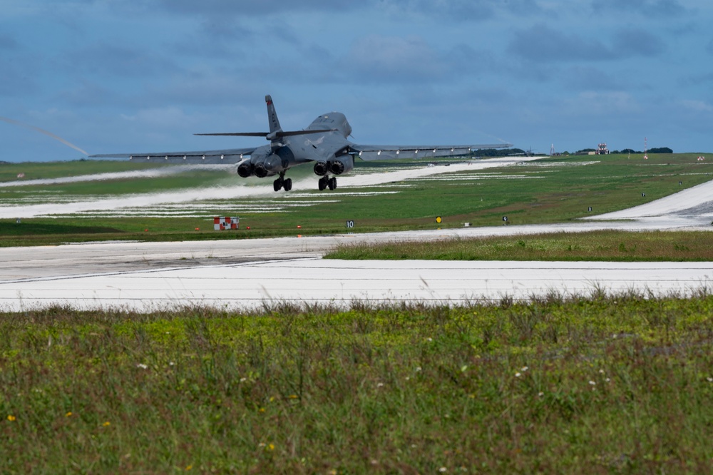 B 1B Bomber Task Force Returns To Guam For Multilateral Training