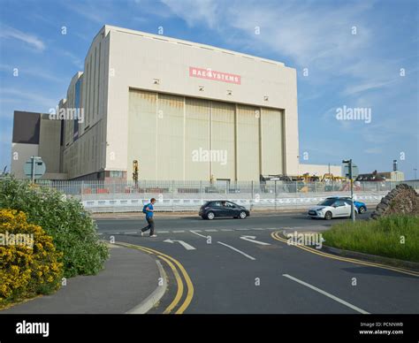 Bae Systems Barrow In Furness Devonshire Dock Hall Shipyard Uk Stock