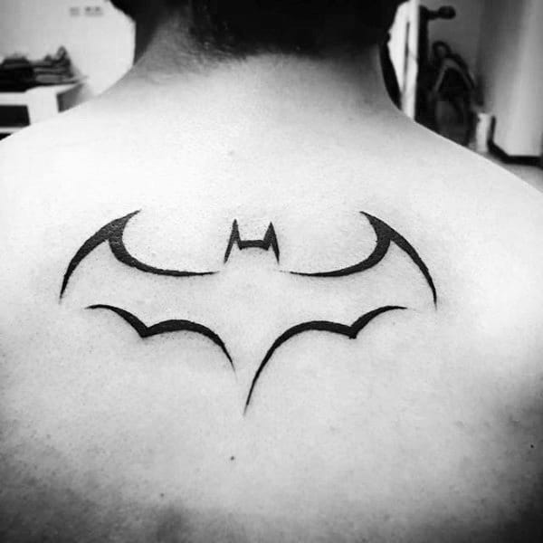 Batman Logo Tattoo Chest