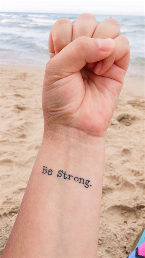 Be Strong Tattoo